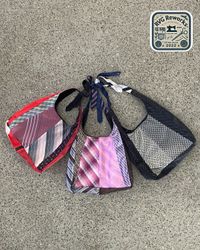 Upcycled Tie Knot Bag 12 pieces *