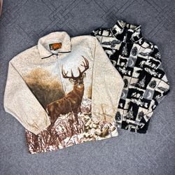 Crazy Pattern Fleece Jacket (CV:106)
