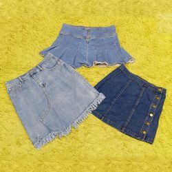 Unbranded Denim Mini Skirt (Mms-510)