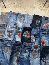Japanes Embroidery Jeans Unbranded