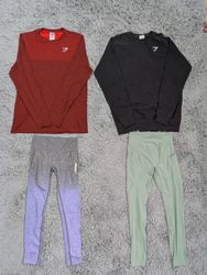 Gymshark Gym Wear Bundle – Used Activewear T-Shirt..