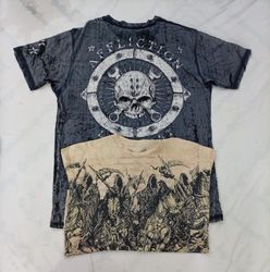 CR8779 VINTAGE SKULL T-SHIRTS