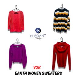 Y2K Earth woven Sweaters - EV0712