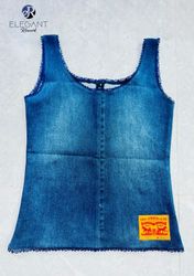 UPCYCLED Tank Top With Pipping - EVR0602