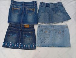 CR8782 Y2K DENIM SKIRTS