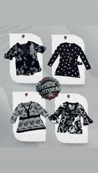 Y2K Gothic Elegance Poly Blouse
