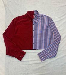 Upcycle Unbranded Half & Half Crop Tops (Dv -05)