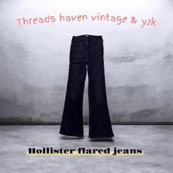 TH # 013     Hollister Embroidered Flared Bootcut ..