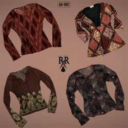 Y2K Grunge Full Sleeve Tops (AA-907)