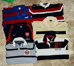 Mix brand vintage rugby shirt bundle 123