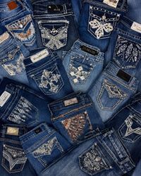 Y2K Bling Embellished Jeans ✨