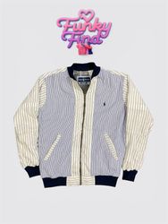 Upcycled Polo RL Harrington Jacket