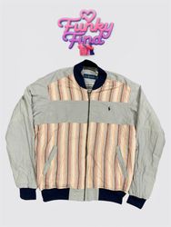 Upcycled Polo RL Harrington Jacket