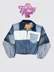 Upcycled Levi’s Crop Jacket