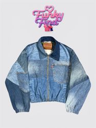 Upcycled Levi’s Crop Jacket