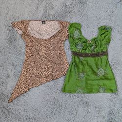 Coquette Y2K Printed Blouses Bundle