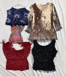 Y2k classic blouse (474)