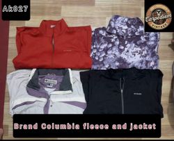 Brand columbia fleec and jacket ak027