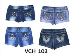 embroidery micro Mini Shorts VCH 103