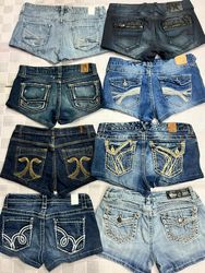 R536 Upcycled Ladies Embellished Sexy Hot Shorts