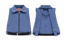 CR1747 Upcycled Denim Backpack