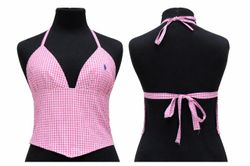 CR1749 upcycled halter top