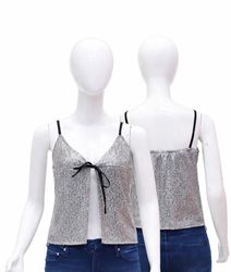 CR1751 Upcycled Sequin Camisole Top