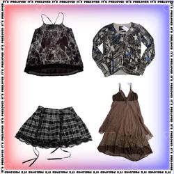 Washed Out Grunge Closet - tops, dresses and skirt..