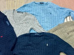 Ralph Lauren à mailles torsadées
