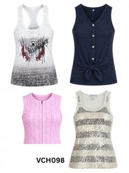 Woman's mixed tank/blues/vest tops VCH 098