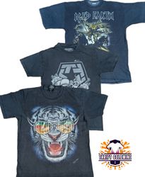 Vintage Music Band printed T Shirt Y2K Heavy Metal..