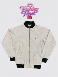 Upcycled Polo RL Harrington Jackets