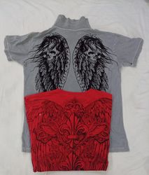 CR8799 VINTAGE SKULL T-SHIRTS