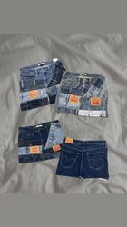 Upcycled Levi’s denim skirts