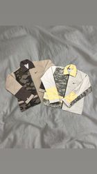 Upcycled Camo Contrast Nike Jacket