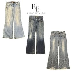 Y2K Natural vibe Girl Denim Jeans RE-3318