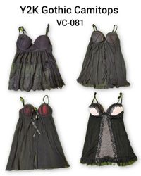 Y2K Gothic Camitops