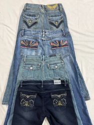 Y2k capri pants (568)