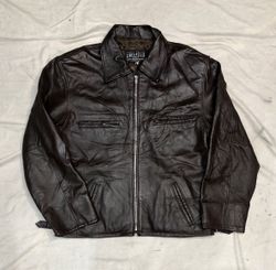 NEW GENERATION" VINTAGE ITALIAN STYLE LEATHER BLOU..