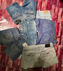 Miss me and true religion Shorts 14pcs