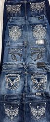 Y2k denim capri’s (621)