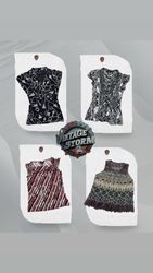 Y2K Savage Grace Poly Blouse