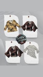 Y2K Bombshell Poly Blouse