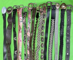 Y2k Fancy studded belts
