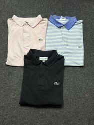 Lacoste 3 Button Polo Shirts