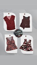 Y2K Crimson Chic Poly Blouse