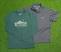 5914 - T-shirts Columbia à manches courtes et long..