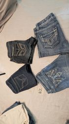 Y2K mini denim shorts