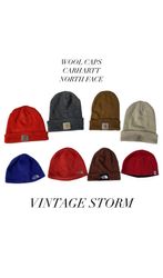 Wool Caps - Carhartt And The North Face