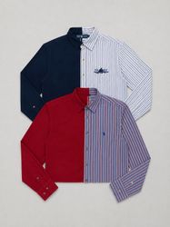 Upcycle Unbranded Half And Half Crop Tops (DV -06)